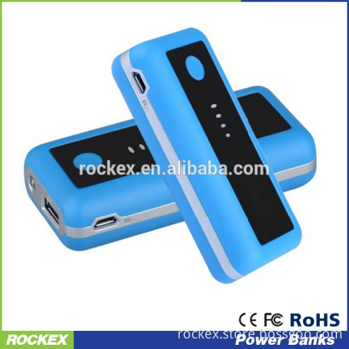 2016 Promotional gift universal portable power bank , Mobile Power Bank support custom External Battery 5600mah power bank